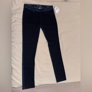 Women’s DL 1961 Amanda Skinny Stretch Jeans Size 28 Oklahoma Navy Blue